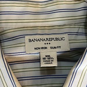 Banana republic mens xxl slim fit dress shirt